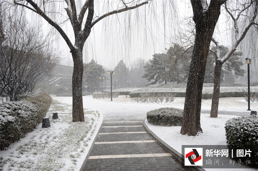 Beijing begrü?t ersten Schnee des Jahres