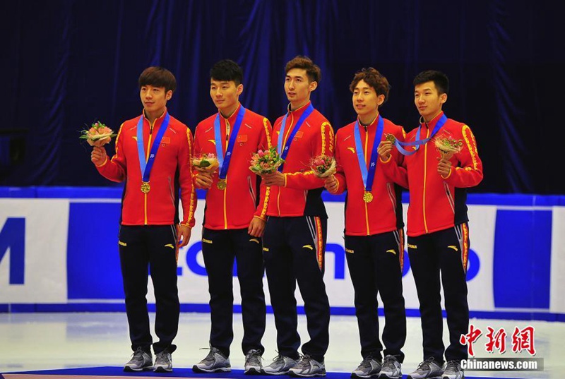 Chinas Shorttrack-Team konnte in Sapporo seine Ziele erreichen