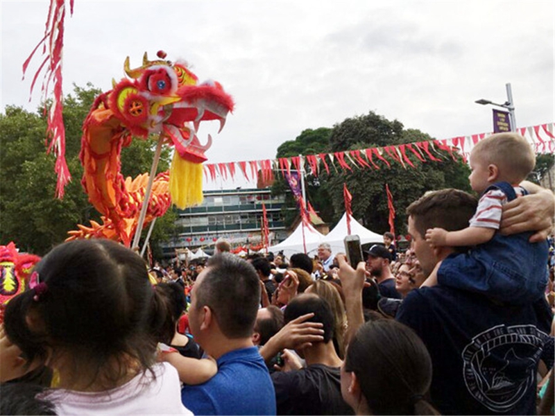 Traditioneller Kultur-Jahrmarkt zum Frühlingsfest aus Shaanxi findet in St?dten von Australien statt