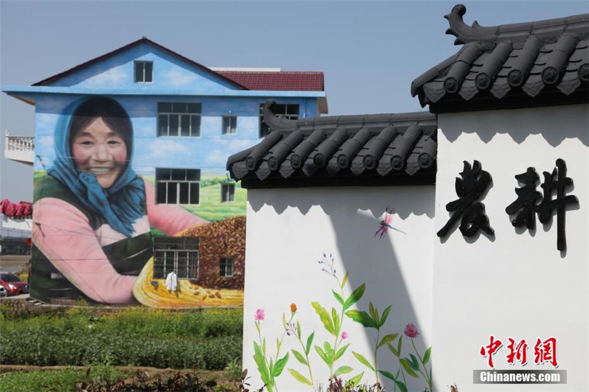 3D-Wandmalereien in Jiangxier Dorf