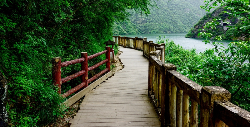 Tourismusmonat der Holzstegkultur von Shimen in Hanzhong 2017 er?ffnet im April