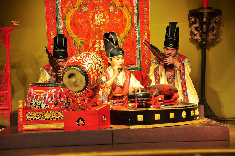 Xi′an Trommelmusik