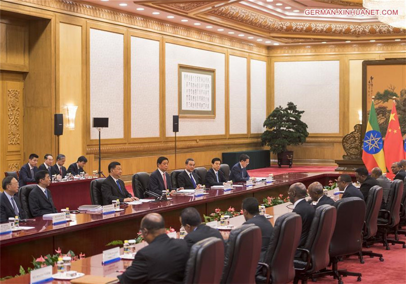Xi Jinping trifft ?thiopischen Premierminister in Beijing