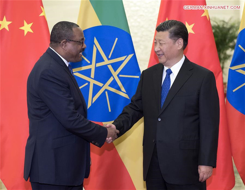 Xi Jinping trifft ?thiopischen Premierminister in Beijing