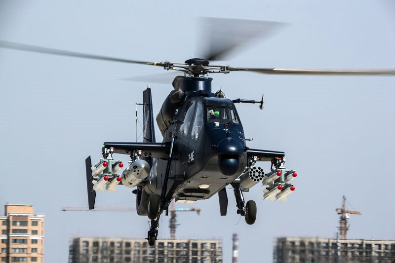 Angriffshubschrauber Z-19E begeht Jungfernflug