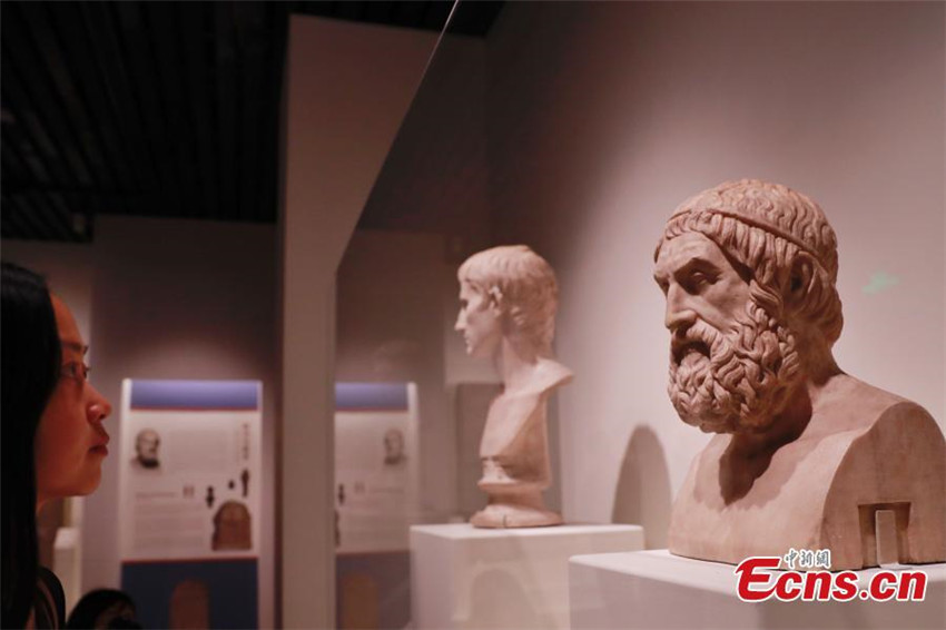 Kulturgegenst?nde des britischen Museums in Shanghai ausgestellt