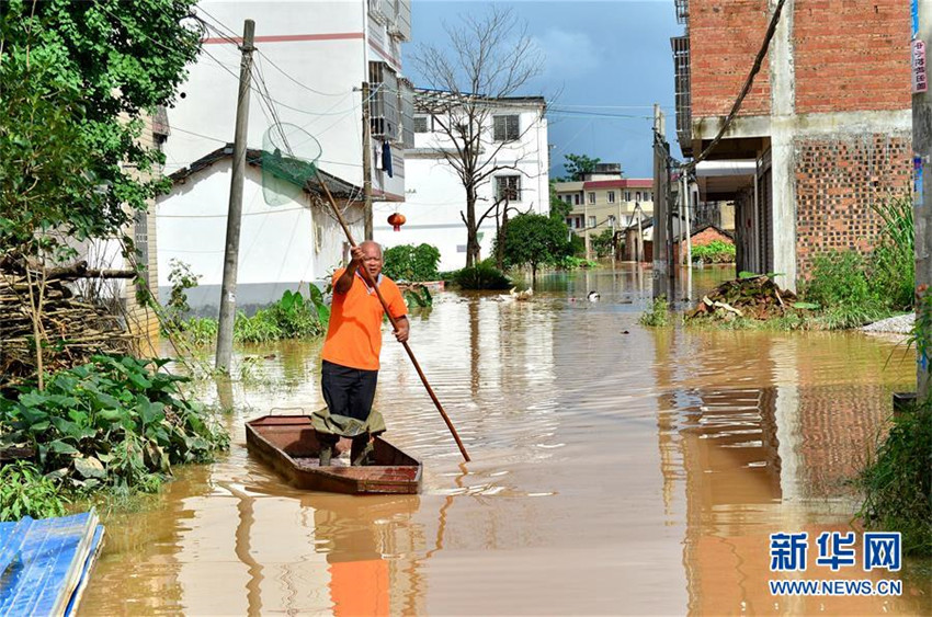 über eine Million Menschen in Guangxi von überschwemmungen betroffen