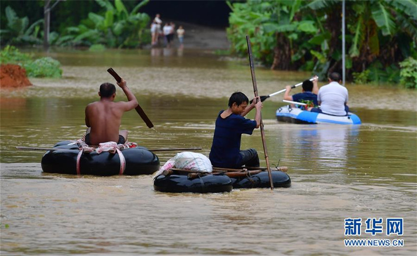 über eine Million Menschen in Guangxi von überschwemmungen betroffen