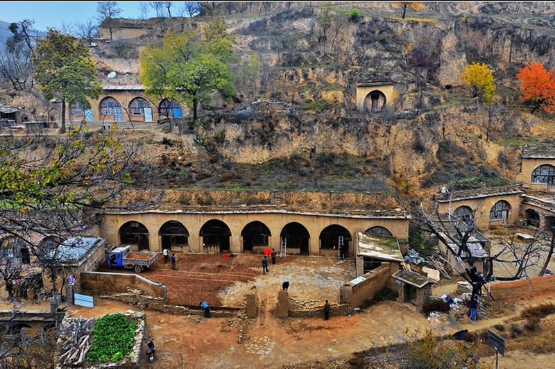 Wohnh?hlen im Norden von Shaanxi: lebendes Fossil des chinesischen Kulturerbes