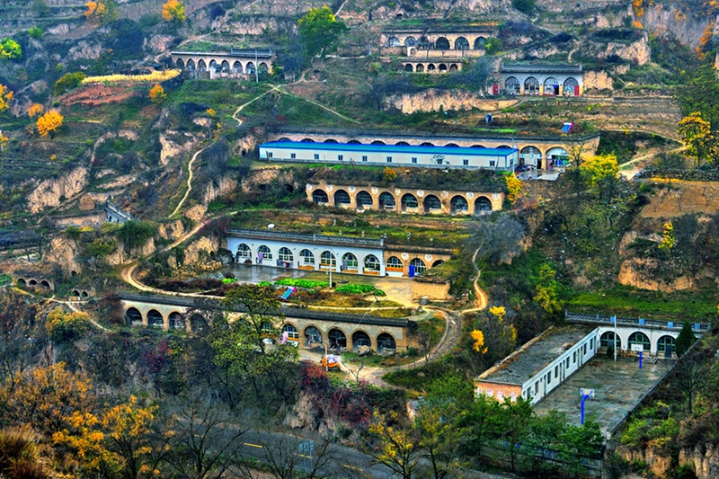 Wohnh?hlen im Norden von Shaanxi: lebendes Fossil des chinesischen Kulturerbes