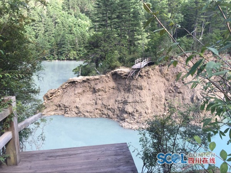 Jiuzhaigou nach Erdbeben nicht mehr so sch?n wie früher