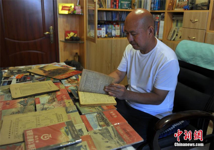 Pers?nliche Sammlung von Zuggegenst?nden zeigt Chinas Eisenbahngeschichte