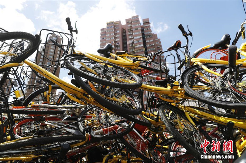 Shanghai kontrolliert die massenhafte Ausbreitung von Mietfahrr?dern