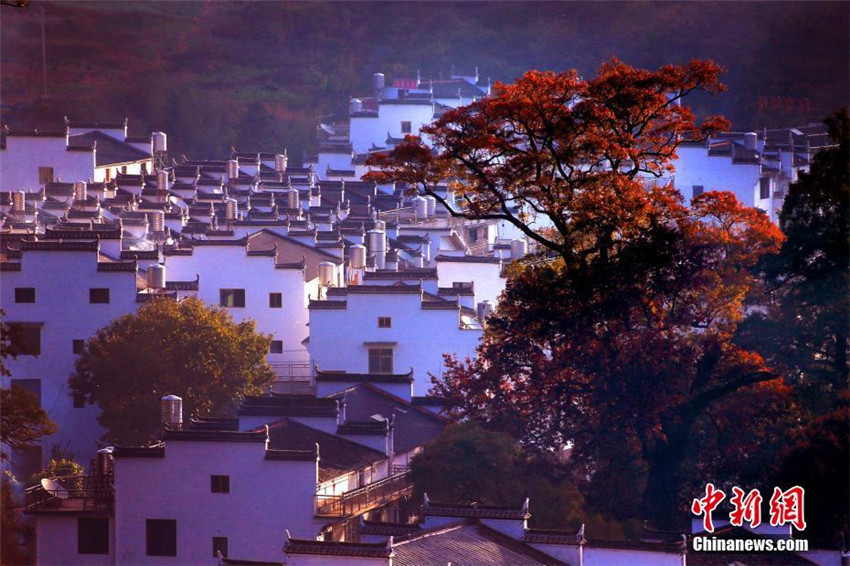 Chinas sch?nstes Dorf Wuyuan im Herbst