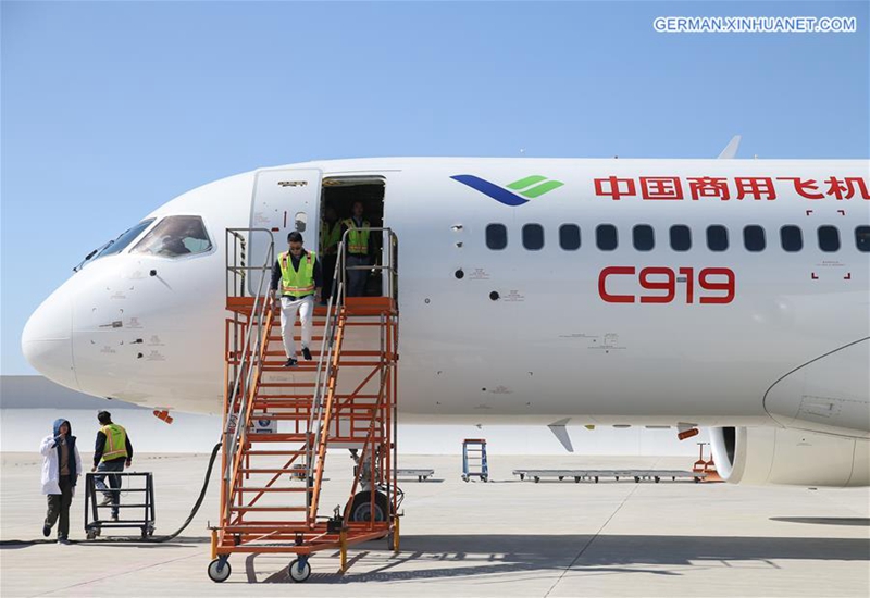 C919 führt ersten Langstreckenflug durch