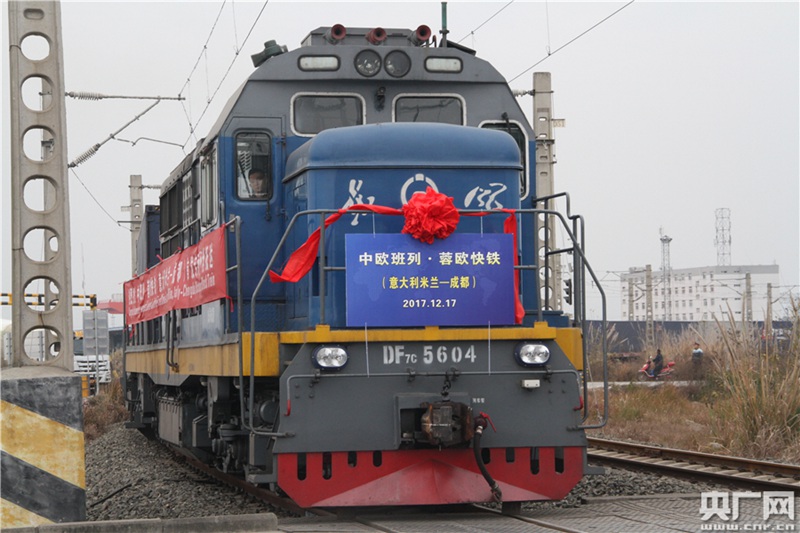 Erster direkter Güterzug zwischen China und Italien