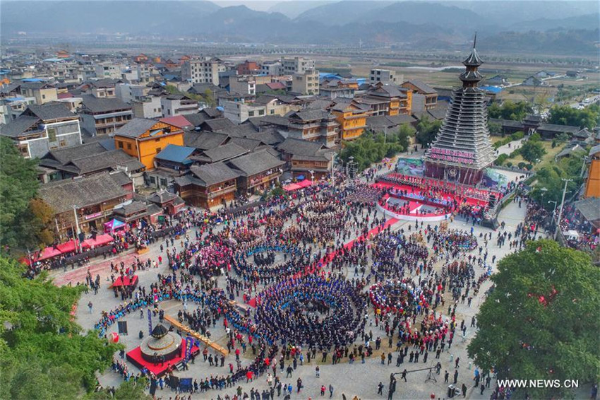 Guizhou: Dong-Volk feiert Sama-Fest