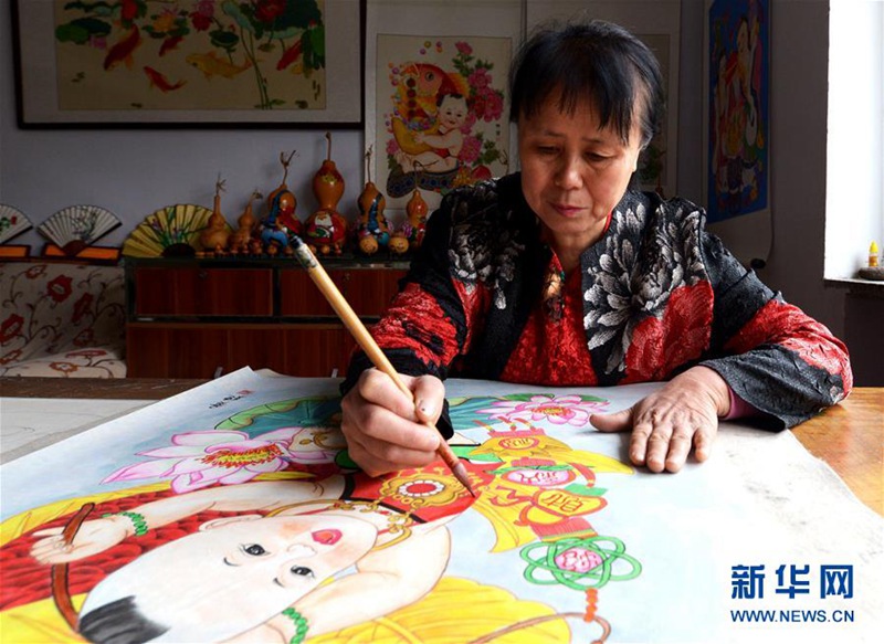 Huang Ying: Nachfolgerin der handgemalten Neujahrsbilder