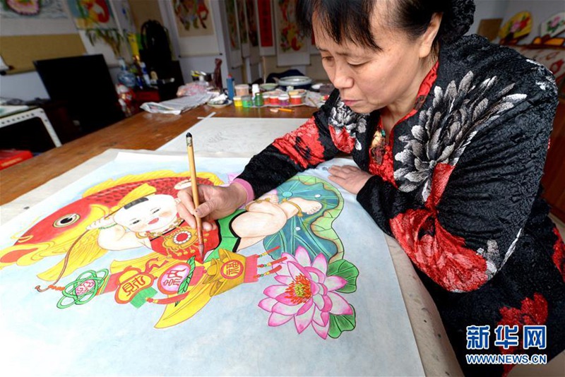 Huang Ying: Nachfolgerin der handgemalten Neujahrsbilder