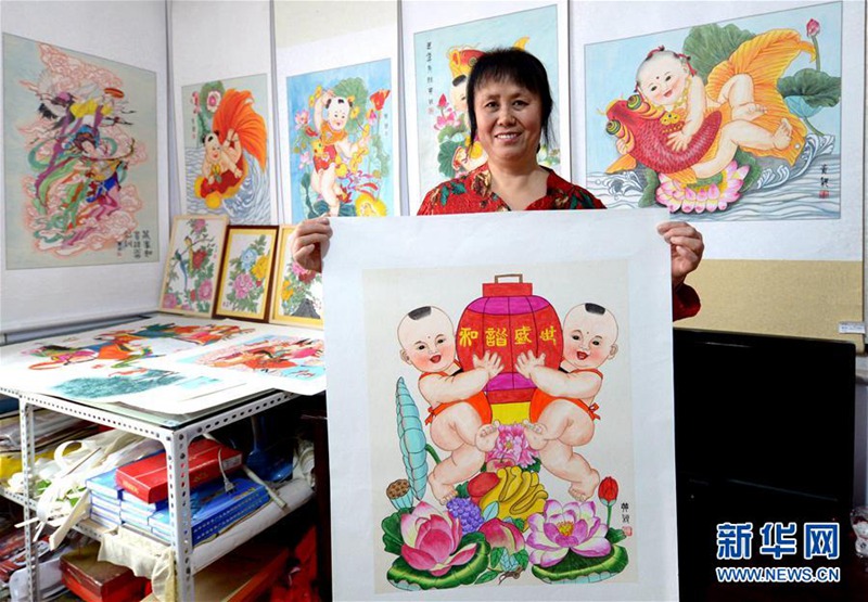 Huang Ying: Nachfolgerin der handgemalten Neujahrsbilder