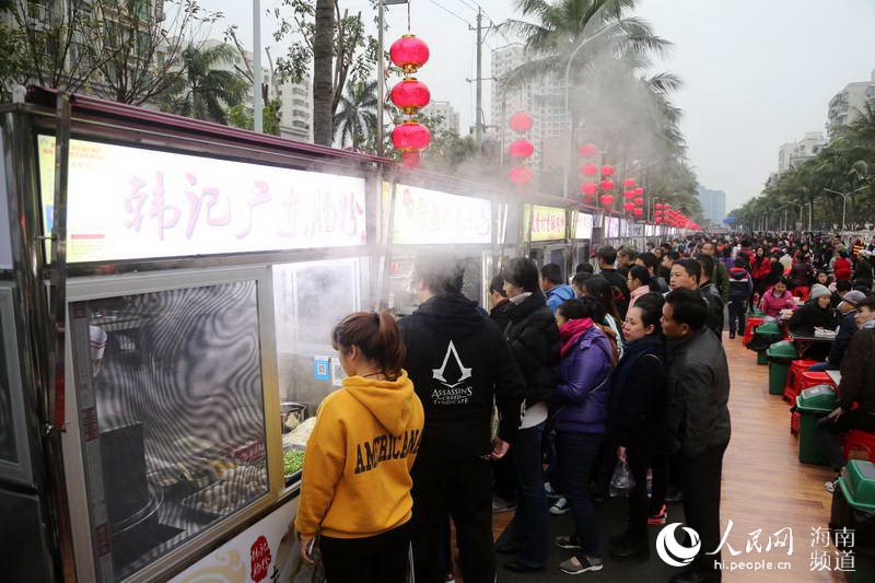 Nachtmarkt in Haikou wiederer?ffnet
