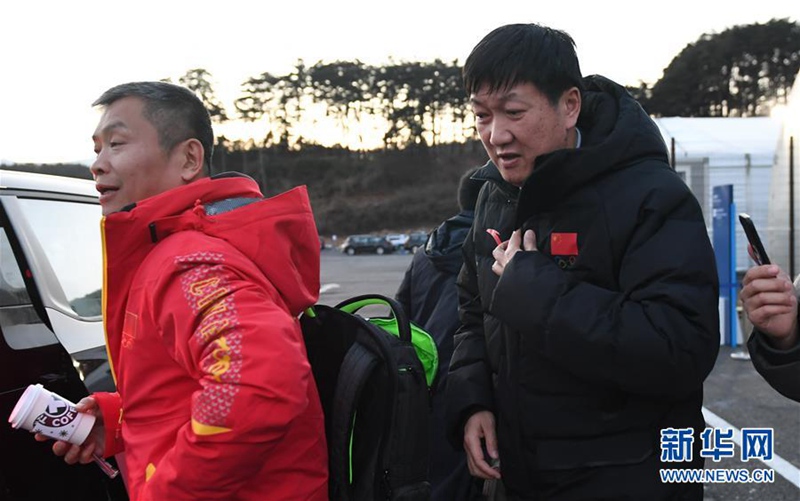 China-Delegation kommt in Pyeongchang an