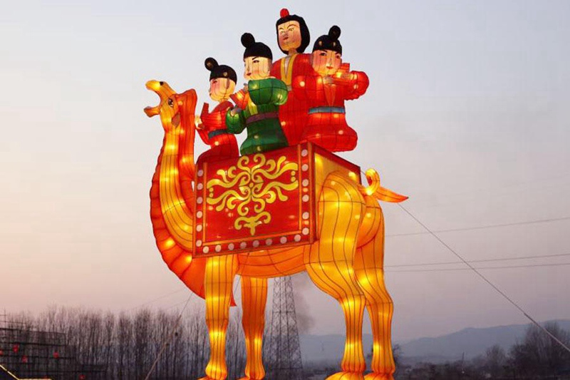 Lanternen-Ausstellung in Hancheng
