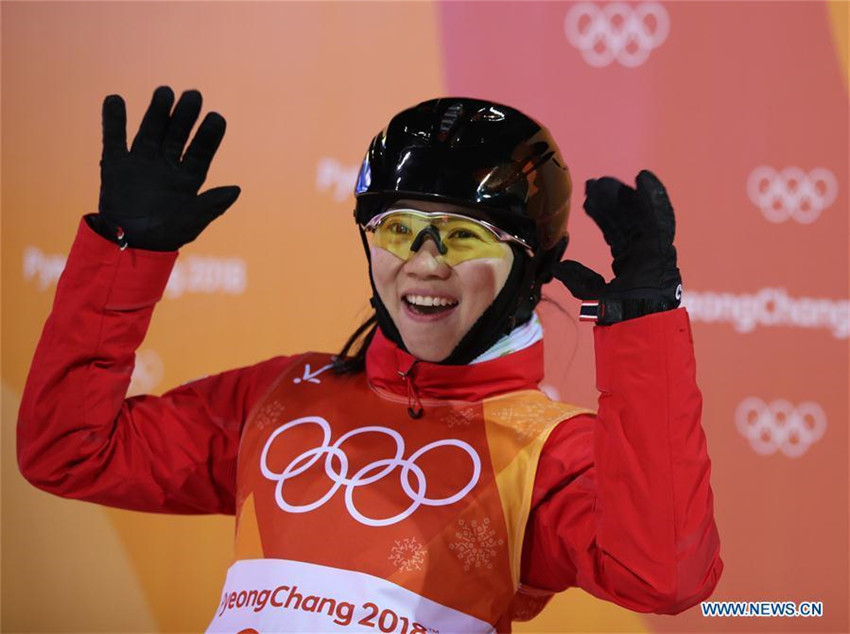 Zhang Xin gewinnt Chinas drittes Silber bei PyeongChang-Olympiade
