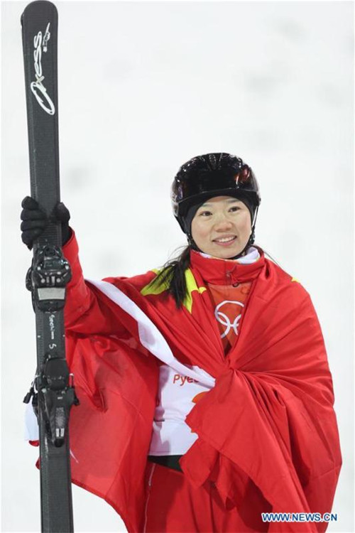 Zhang Xin gewinnt Chinas drittes Silber bei PyeongChang-Olympiade