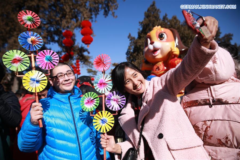 Festliche Stimmung überall in China