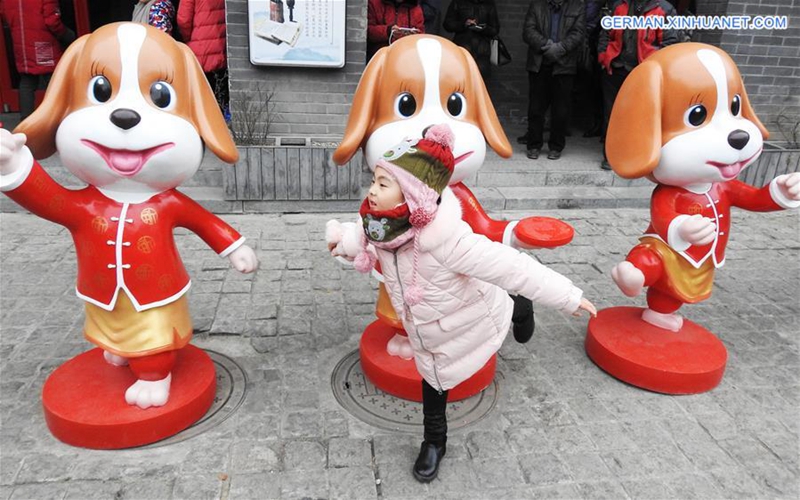 Festliche Stimmung überall in China