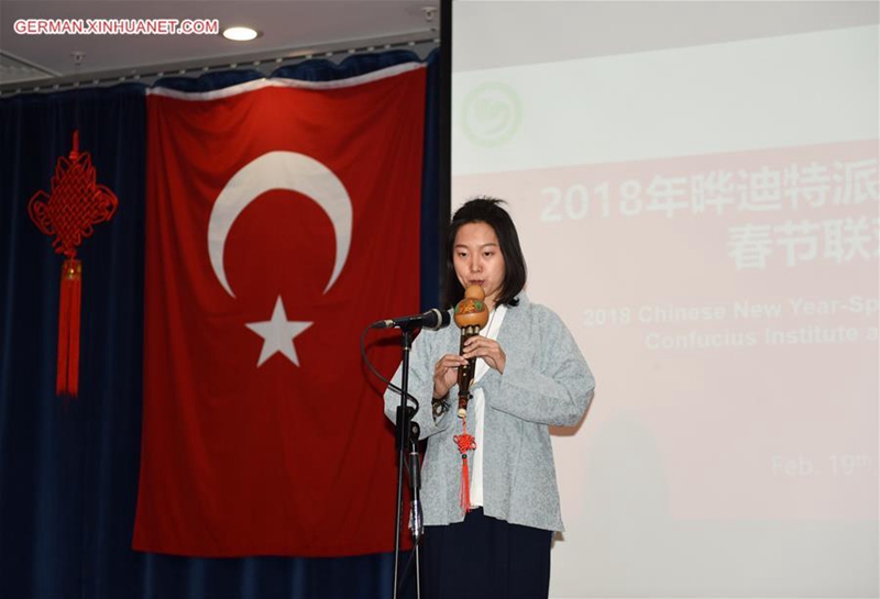 Chinesische Neujahrsfeier in Istanbul