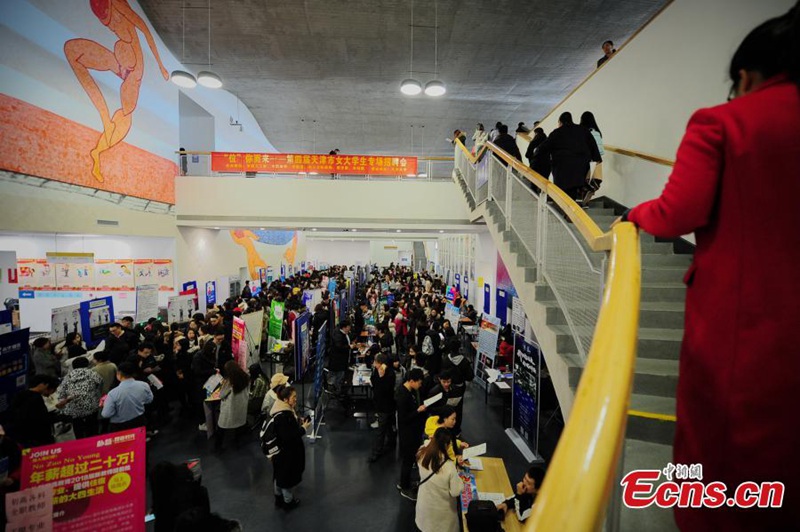 Jobmesse für Studentinnen in Tianjin