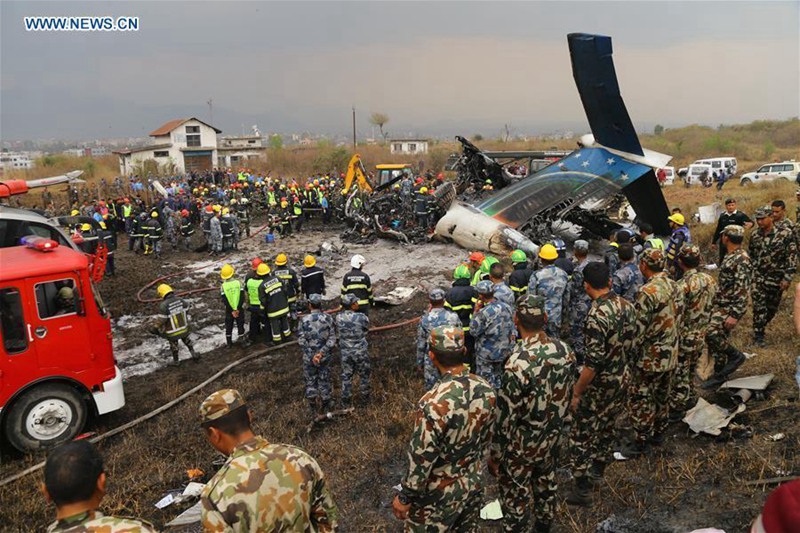 Mindestens 49 Tote bei einem Flugzeugabsturz in Nepal