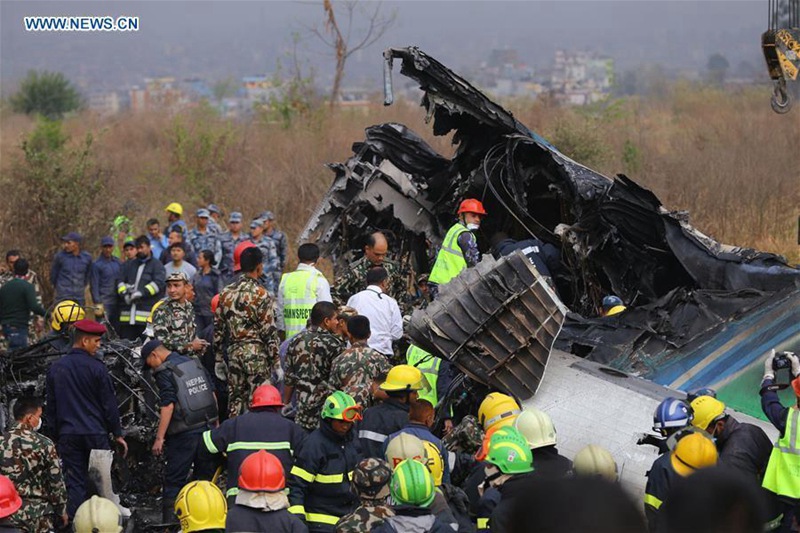 Mindestens 49 Tote bei einem Flugzeugabsturz in Nepal