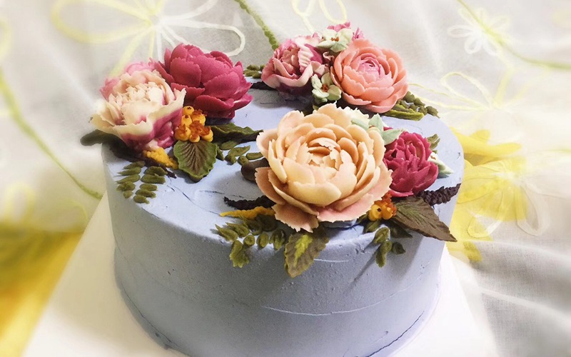 Essbare Kunstwerke: Blumen-Torte