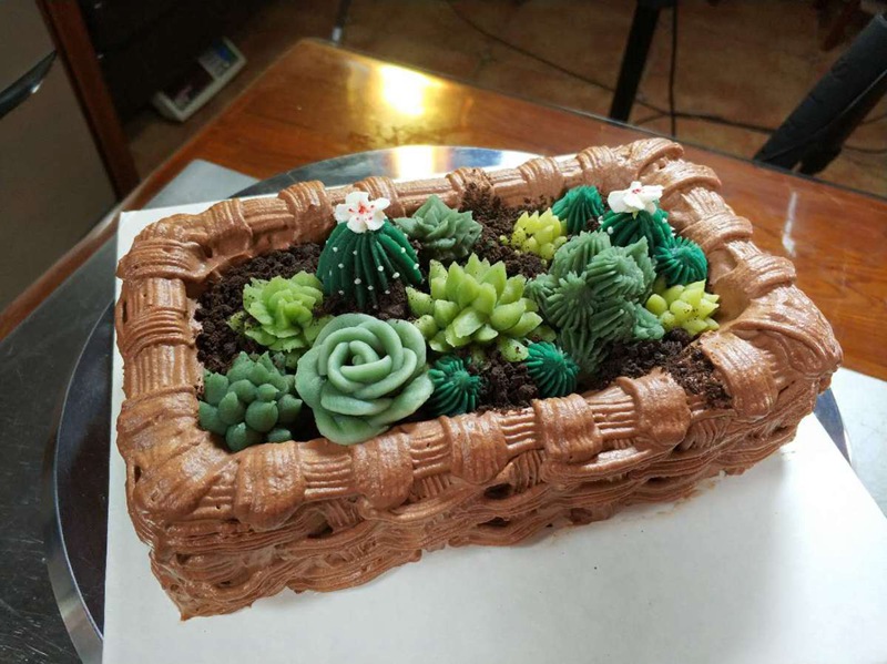 Essbare Kunstwerke: Blumen-Torte