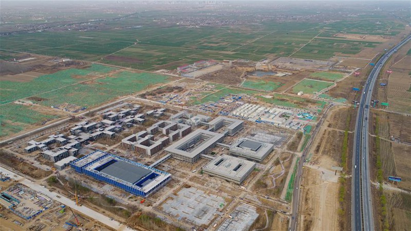 Einj?hriges Jubil?um: Luftaufnahmen von der Xiong'an New Area