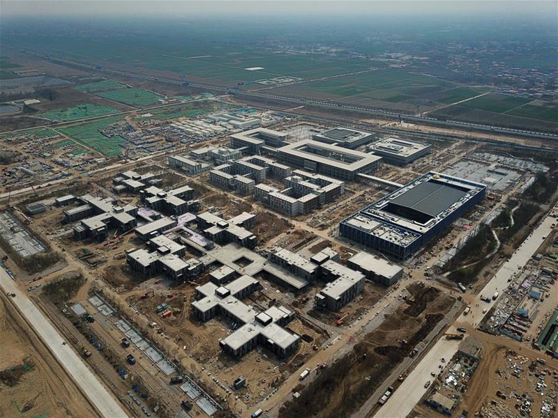 Einj?hriges Jubil?um: Luftaufnahmen von der Xiong'an New Area
