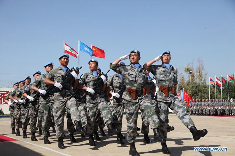 Chinesische Friedenstruppen innerhalb des Libanon wurden mit der UN-Friedensmedaille ausgezeichnet