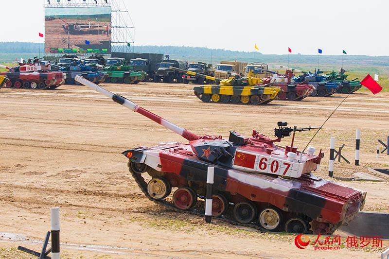 China gewinnt in den Internationalen Armeespielen im Panzerwettbewerb