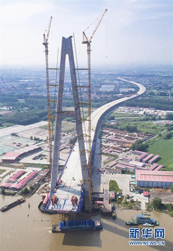 Neue Jangtse-Brücke bricht die Rekorde