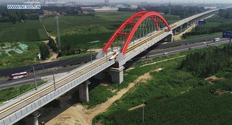 Test auf Hochgeschwindigkeitsstrecke Jinan-Qingdao beginnt