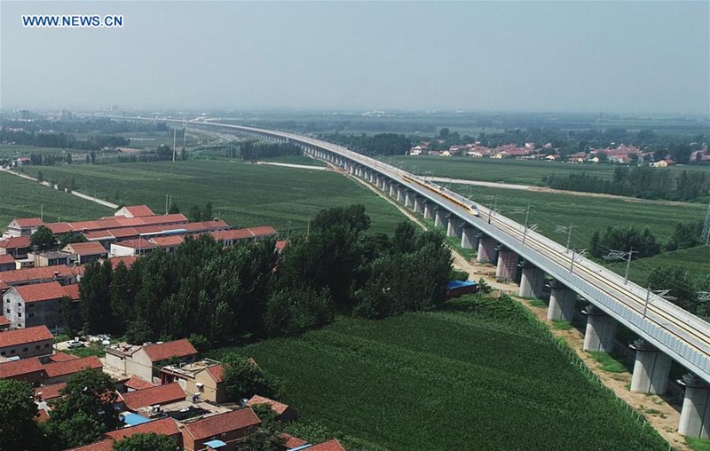 Test auf Hochgeschwindigkeitsstrecke Jinan-Qingdao beginnt