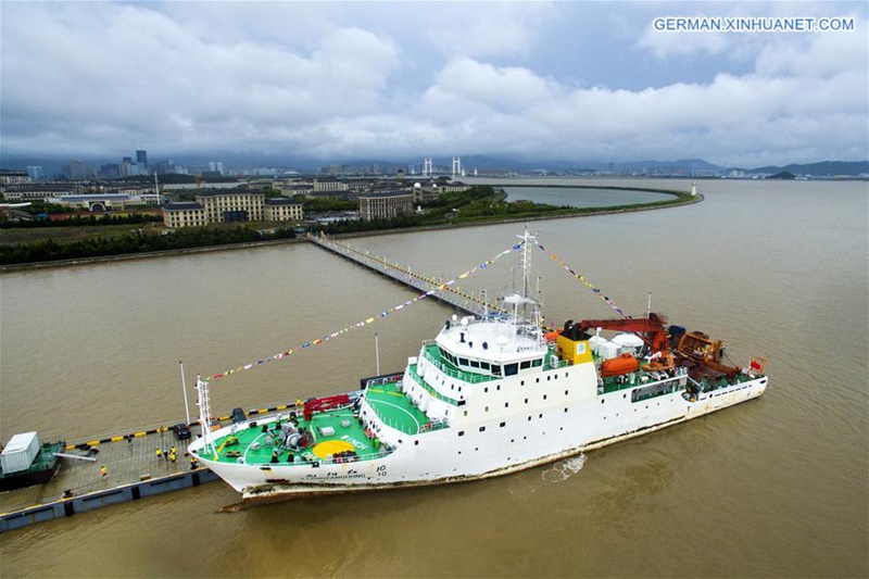 Chinesisches Forschungsschiff beendet 49. Ozeanexpedition