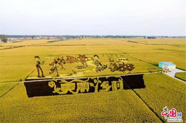 Reisfeldkunst in Shenyang erschafft ein M?rchenland