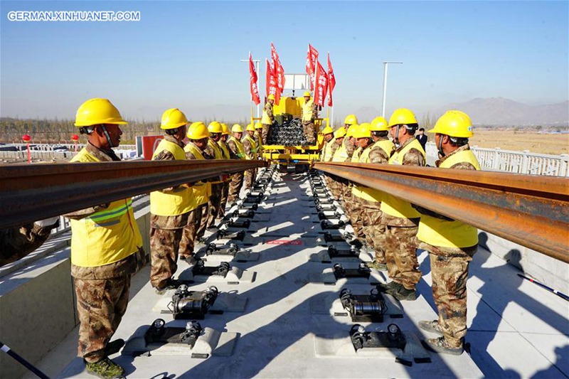 Hochgeschwindigkeits-Eisenbahnstrecke Beijing-Zhangjiakou wird 2019 in Betrieb genommen