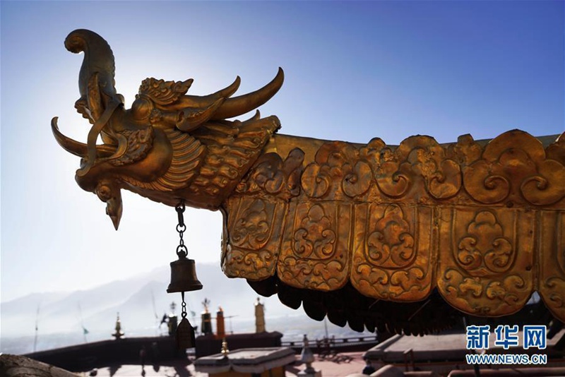 Vergoldeter Potala-Palast wird repariert
