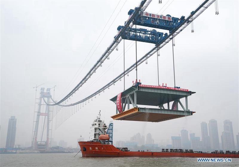 Die l?ngste Doppeldecker-H?ngebrücke der Welt wird 2019 fertiggestellt