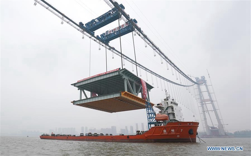 Die l?ngste Doppeldecker-H?ngebrücke der Welt wird 2019 fertiggestellt